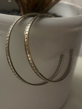 John Hardy Dot Hoop Earrings